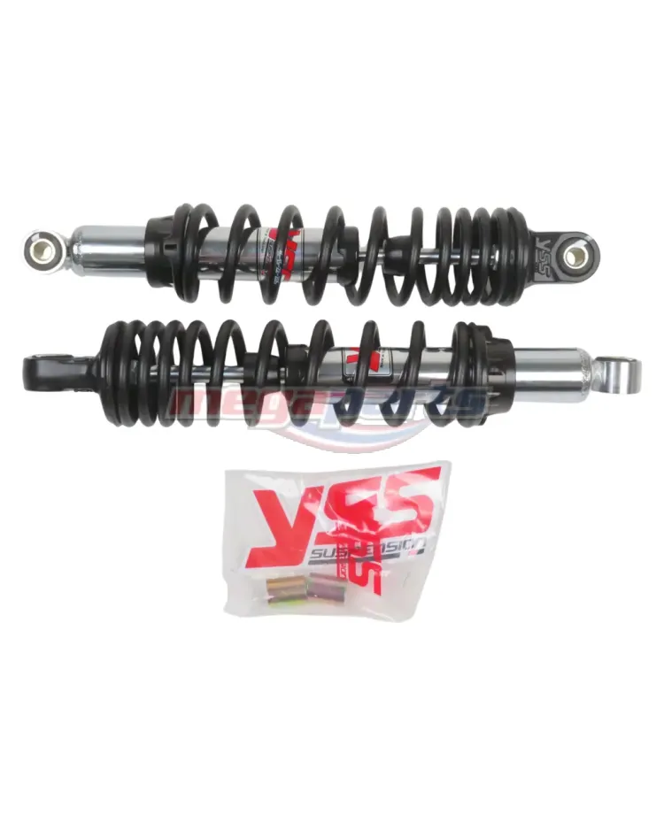 โช้คหลังแต่ง L/R WAVE 125i (ปลาวาฬ) TOP-PLUS 320MM. (YSS) เงิน/ดำ