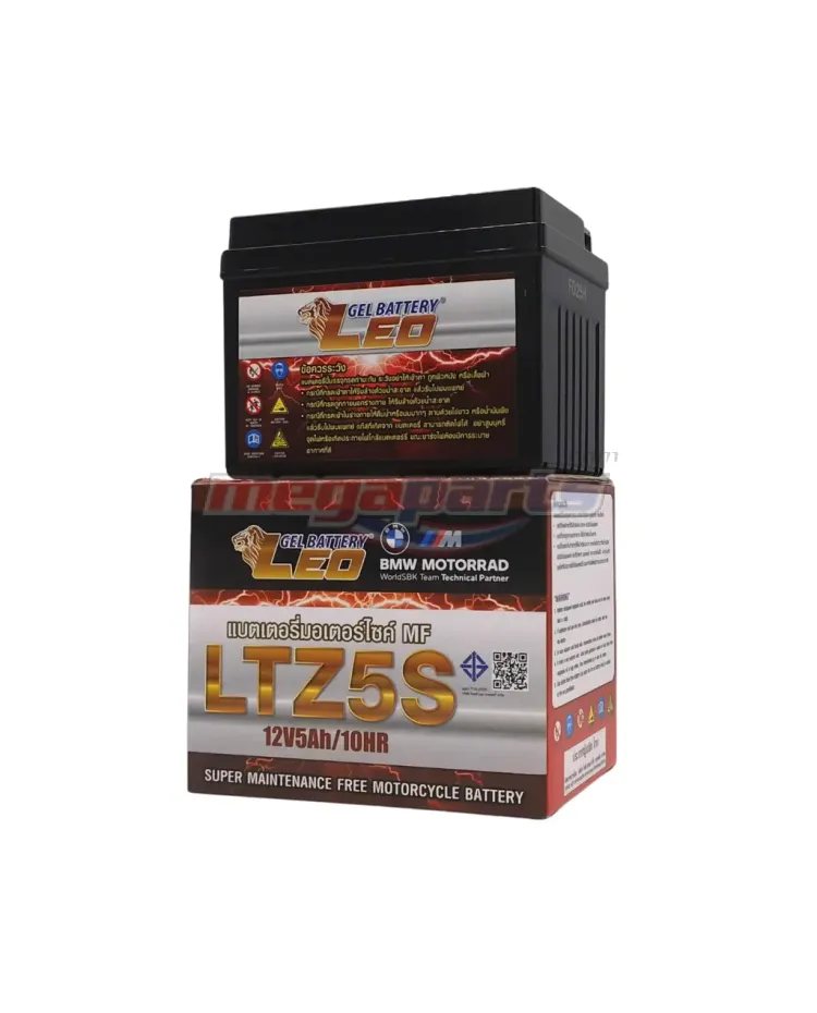 แบตเตอรี่แห้ง WAVE (LTZ5S 12V5AH) (LEO) สตาร์ทมือ