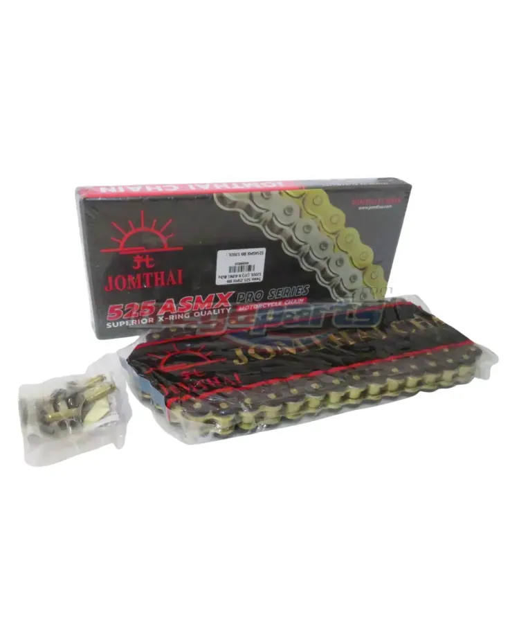 โซ่ล้อ 525 ZSMX BB-120DL (JT) X-RING สีเงิน