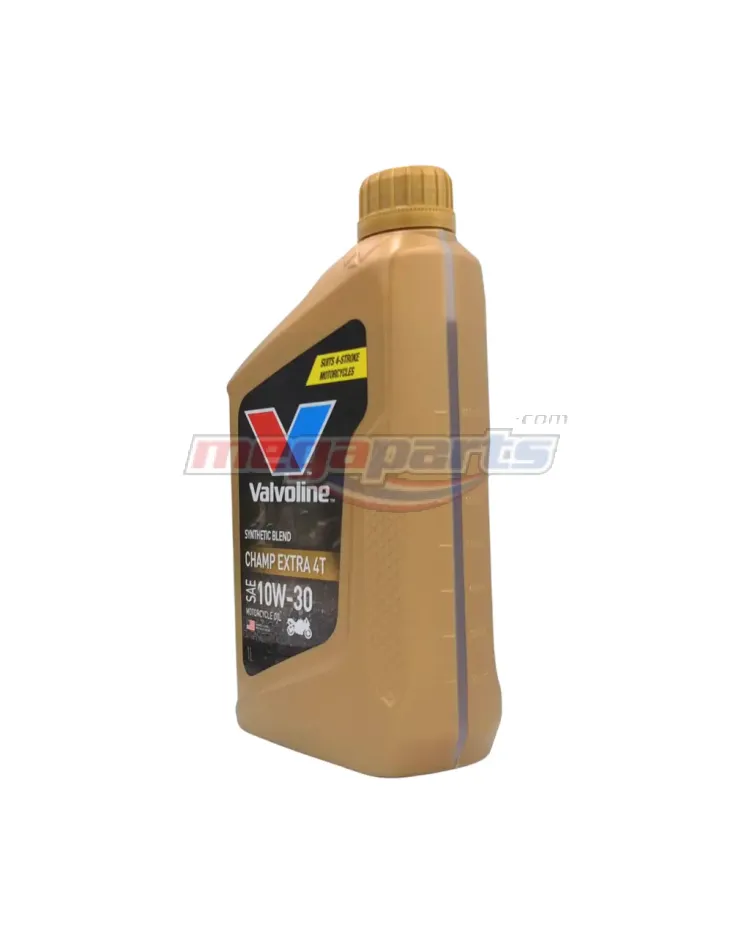น้ำมันเครื่อง 4T CHAMP EXTRA 10W-30 1L MA2 (VALVOLINE) (SEMI-SYN)