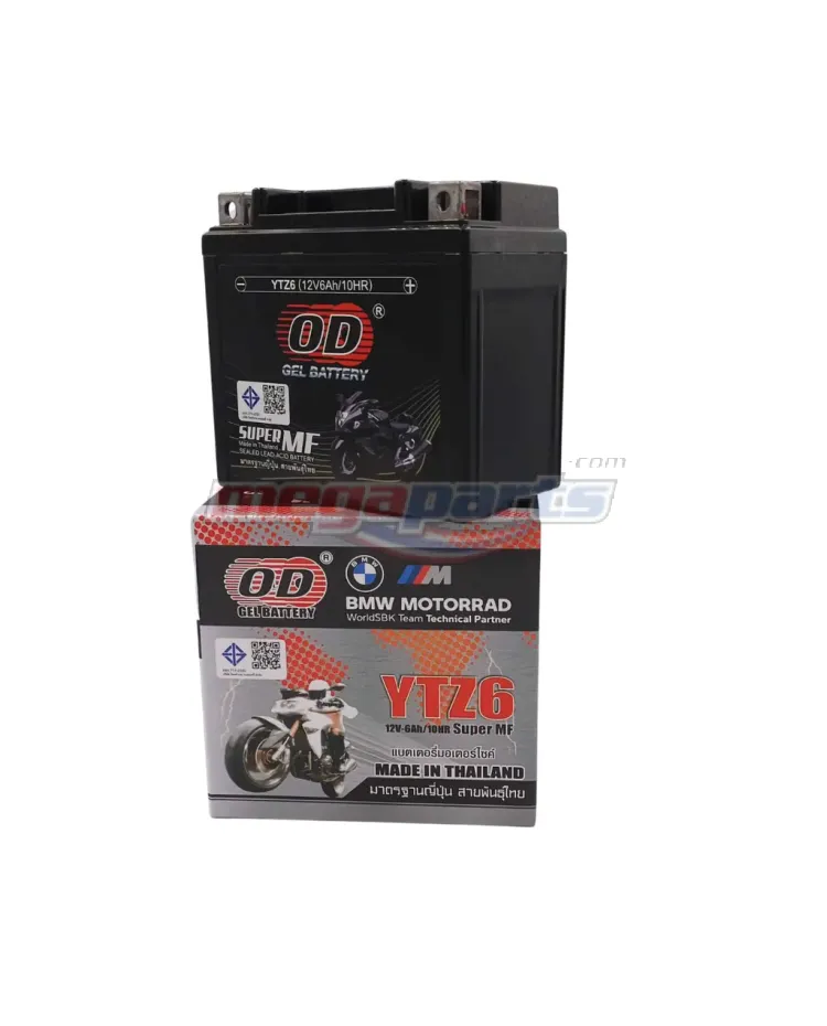 แบตเตอรี่ CBR 150 YTZ6 (OD)