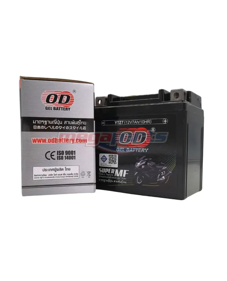 แบตเตอรี่ PCX 125 YTZ7 (OD)