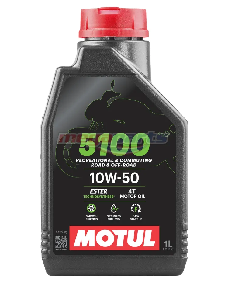 น้ำมันเครื่อง 4T 5100 10W-50 1L MA2 (MOTUL) (SEMI-SYN)
