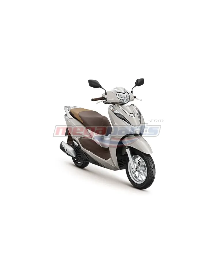 ชุดสีทั้งคัน LEAD 125 2022 (CBS) (HONDA) รถสีขาว NH-C46P สตาร์ทมือ