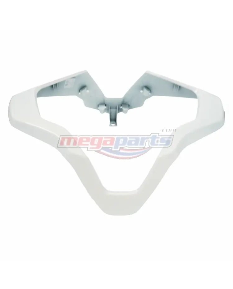 ฝาครอบแฮนด์หน้าตัวบน MOOVE 110 2015 (HONDA) NH-C85P สีขาว-ดำ