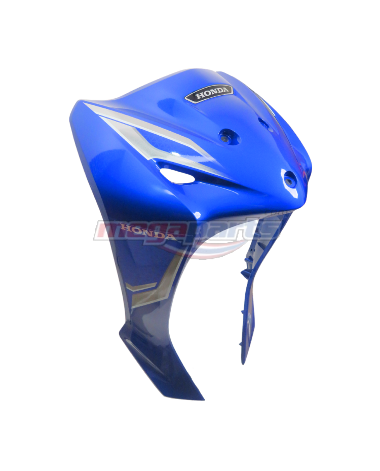 บังลมเดี่ยวพร้อมสติ๊กเกอร์ WAVE 110i (2023-2024) (M,Di,LED) (HONDA) สีน้ำเงิน PB433M