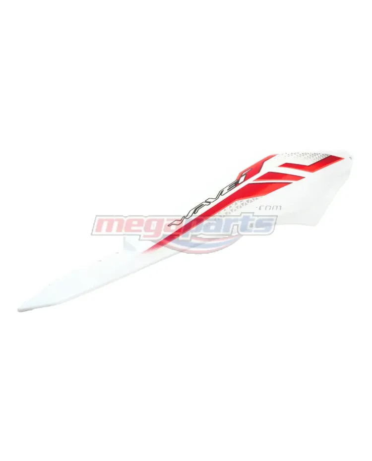 ฝาข้างขวาพร้อมสติ๊กเกอร์ WAVE 110i (2023-2024) (M,Di,LED) (HONDA) สีขาว NHB61P