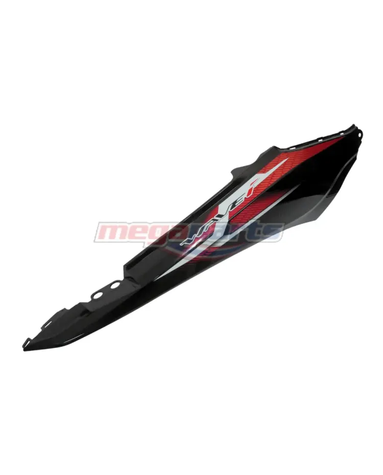 ฝาข้างขวาพร้อมสติ๊กเกอร์ WAVE 110i 2025 (Di,LED,S) (HONDA) รถสีแดง-ดำ