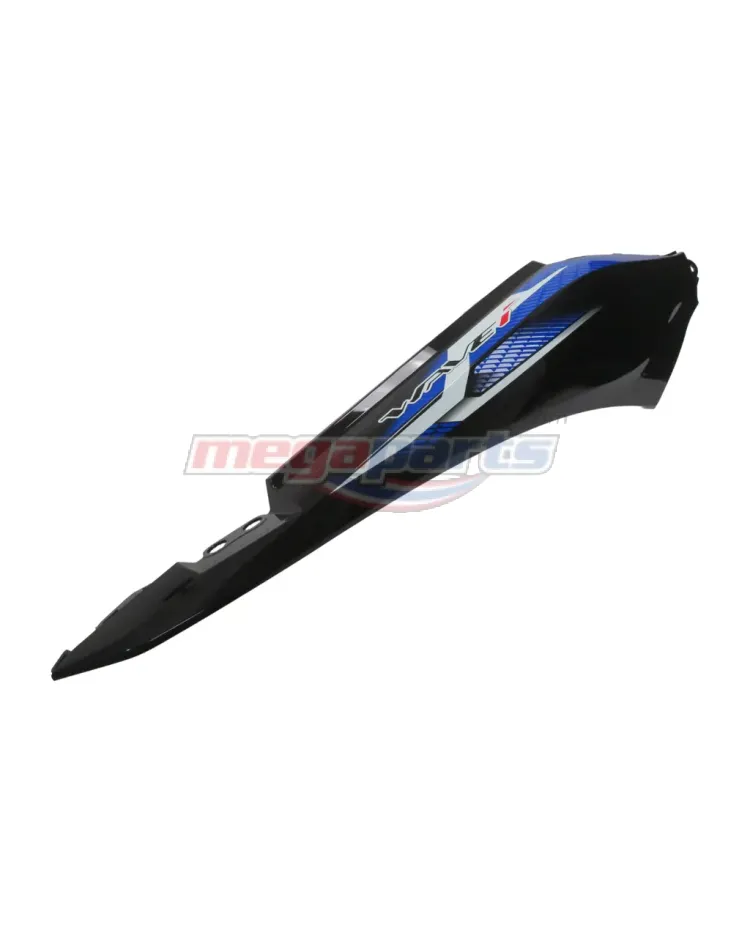 ฝาข้างขวาพร้อมสติ๊กเกอร์ WAVE 110i 2025 (Di,LED,S) (HONDA) รถสีน้ำเงิน-ดำ