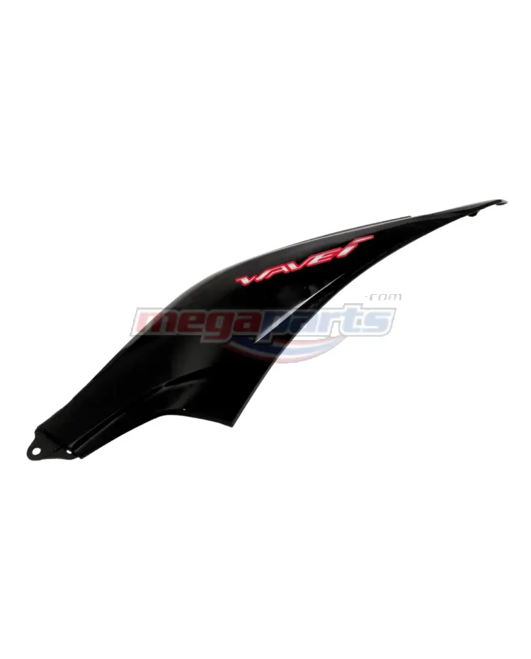 ฝาข้างซ้ายพร้อมสติ๊กเกอร์ WAVE 110i (2021-2025) (LED,S,Dr) (HONDA) สีดำเงา NHA35M