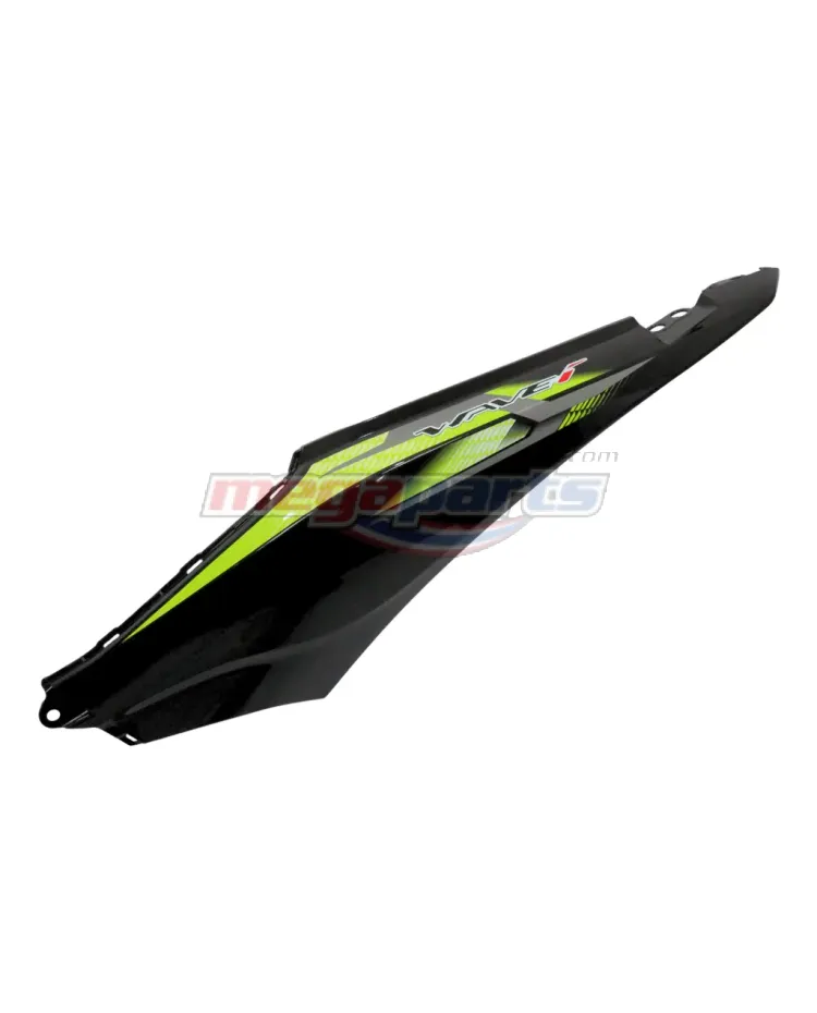 ฝาข้างซ้ายพร้อมสติ๊กเกอร์ WAVE 110i 2025 (Di,LED,S) (HONDA) รถสีดำ-เหลือง