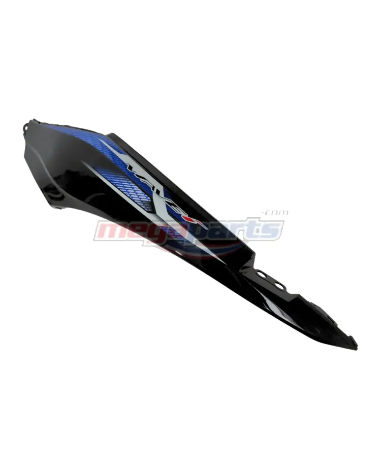 ฝาข้างซ้ายพร้อมสติ๊กเกอร์ WAVE 110i 2025 (Di,LED,S) (HONDA) รถสีน้ำเงิน-ดำ