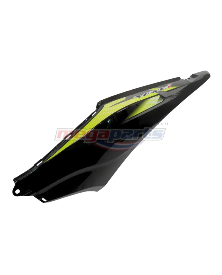 ฝาข้างซ้ายพร้อมสติ๊กเกอร์ WAVE 110i 2025 (M,LED) (HONDA) รถสีเหลือง-ดำ