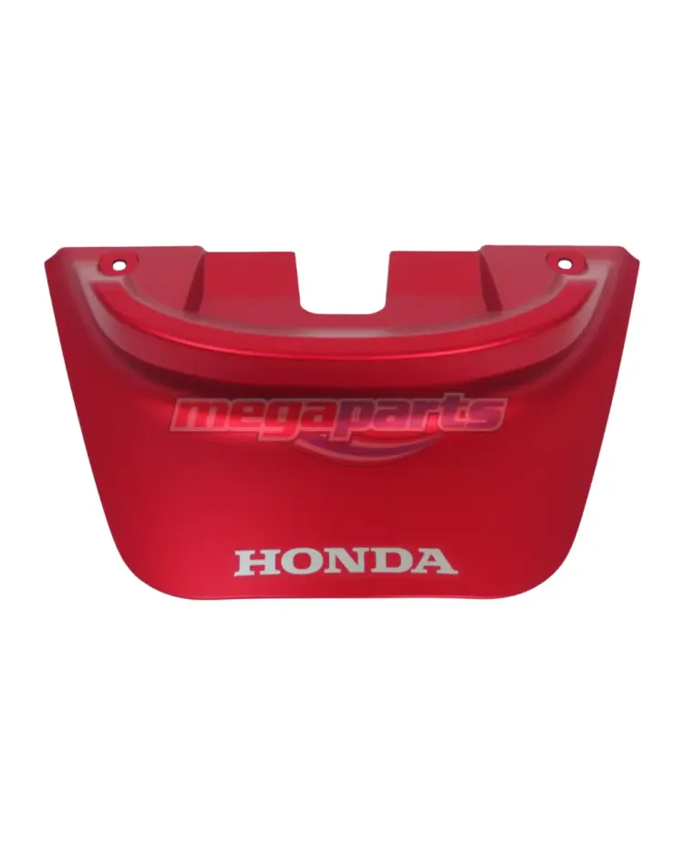 ฝาปิดท้ายเบาะตัวบนพร้อมสติ๊กเกอร์ SCOOPY 110i 2024 (CLUB 12) (HONDA) สีแดงด้าน R397C