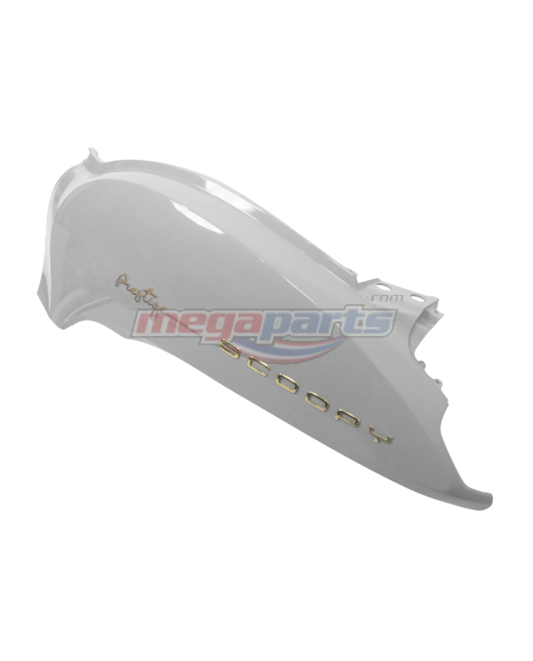 ฝาข้างซ้ายพร้อมสติ๊กเกอร์ SCOOPY 110i 2024 (CLUB 12) (HONDA) สีเทาแลมโบ NHC53P