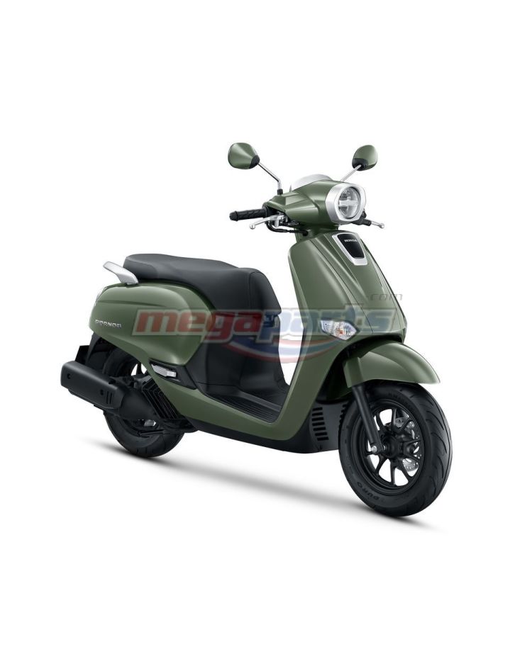 ชุดสีทั้งคัน GIORNO+ 125 2024 (CBS) (HONDA) รถสีเขียว-ดำ GNB
