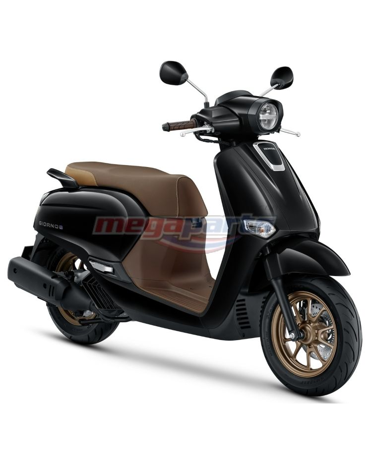 ชุดสีทั้งคัน GIORNO+ 125 2026 (ABS) (HONDA) รถสีดำ-น้ำตาล BBR