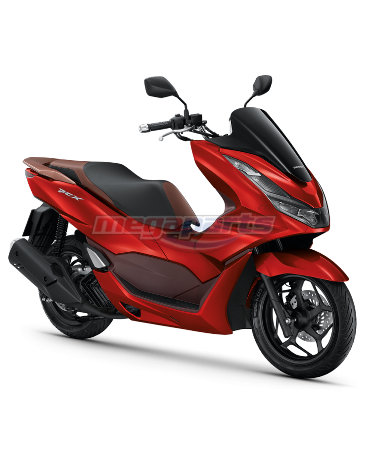 ชุดสีทั้งคัน PCX 160 2021 (ABS) (HONDA) รถสีแดง-น้ำตาล RBR