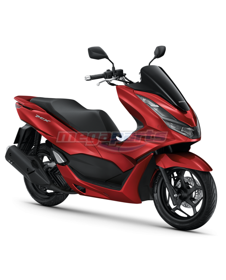 ชุดสีทั้งคัน PCX 160 2021 (CBS) (HONDA) รถสีแดง-ดำ R-B