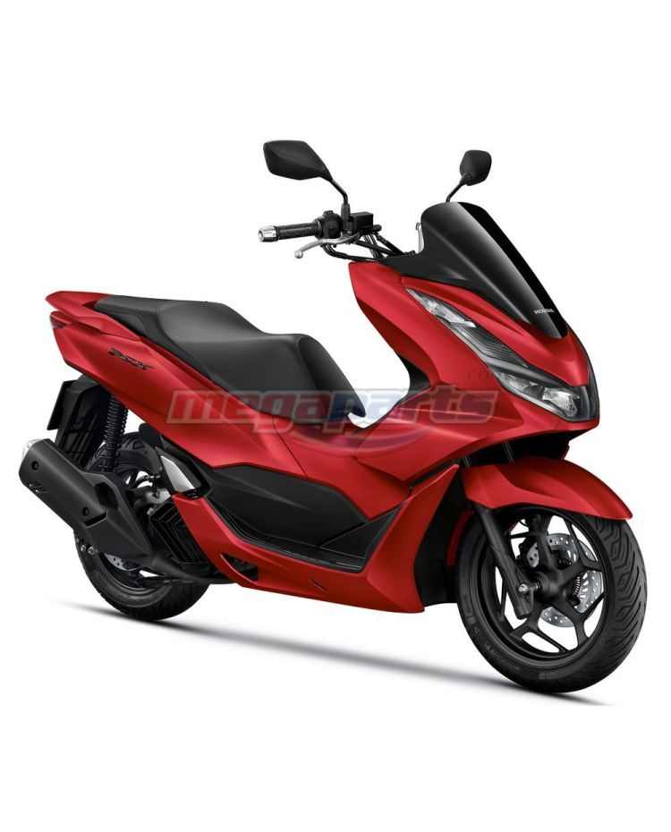 ชุดสีทั้งคัน PCX 160 2022 (ABS) (HONDA) รถสีแดง-ดำ R-B