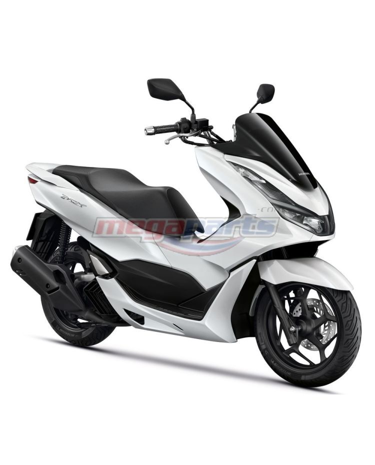 ชุดสีทั้งคัน PCX 160 2022 (CBS) (HONDA) รถสีขาว-ดำ W-B