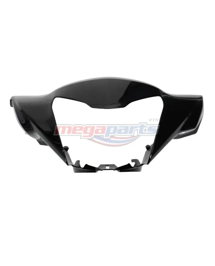 ฝาครอบแฮนด์หน้า FINN 115i 2018 (YAMAHA) สีดำเงา 0903,SMX