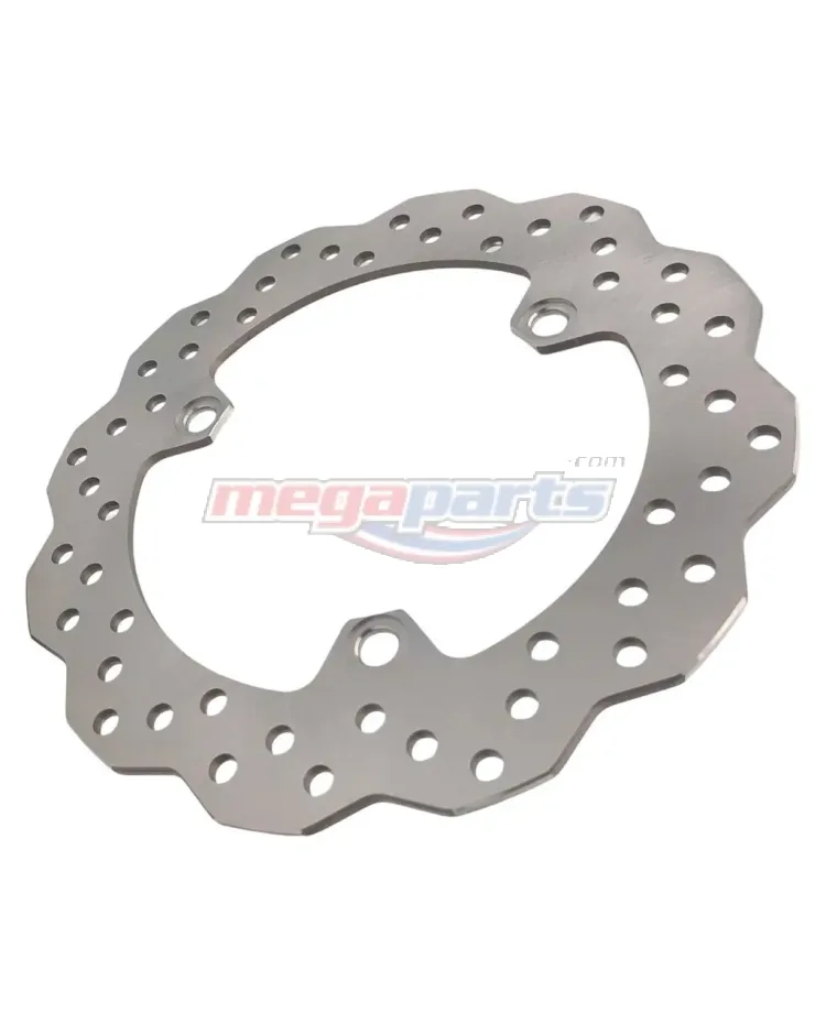 จานดิสเบรคหน้า AEROX 155 2017 (R-VERSION) (YAMAHA) 3 รู (ลายหยัก)