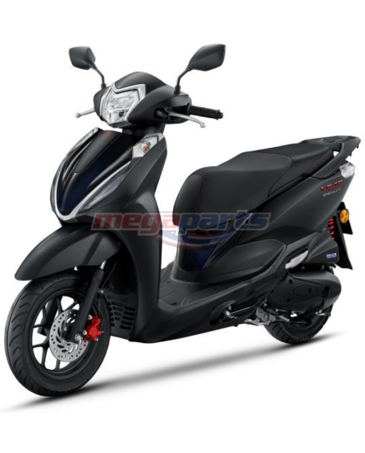 ชุดสีทั้งคัน LEAD 125 2025 NH-A76M ล้อแม็ก สตาร์ตมือ CBS สีดำ BLK