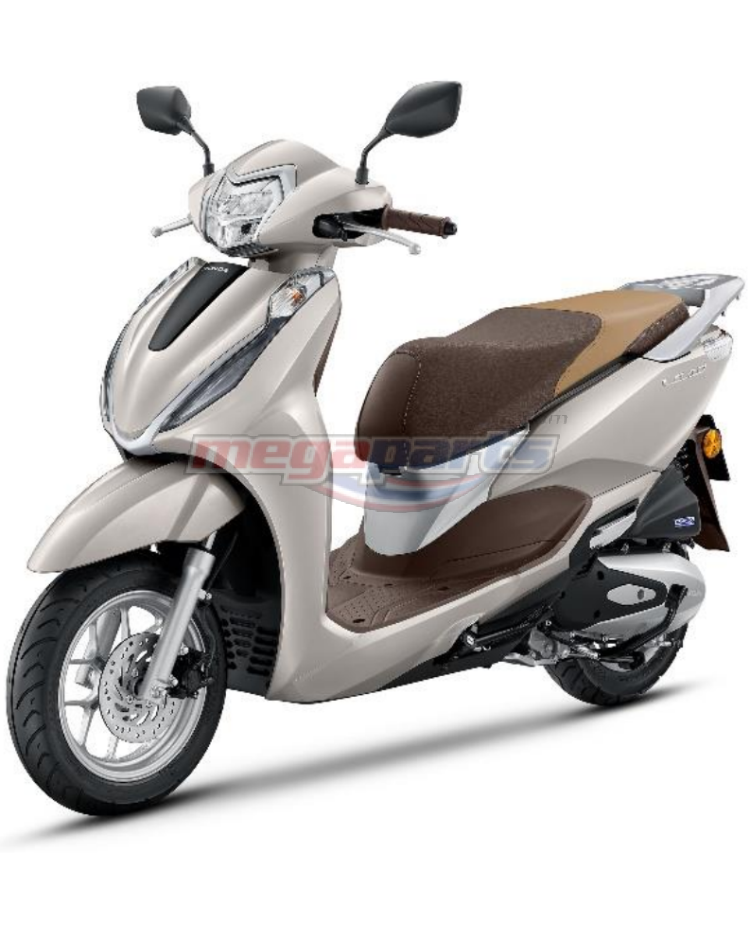 ชุดสีทั้งคัน LEAD 125 2025 NH-C46P ล้อแม็ก สตาร์ตมือ CBS สีขาว WHT