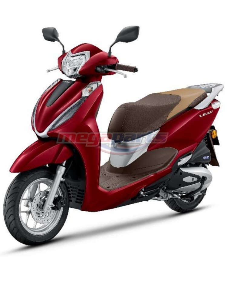 ชุดสีทั้งคัน LEAD 125 2025 R-368C ล้อแม็ก สตาร์ตมือ CBS สีแดง RED