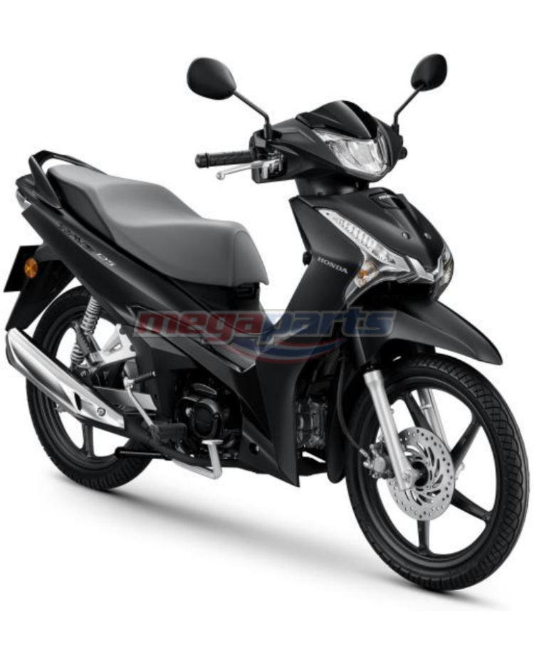 ชุดสีทั้งคัน WAVE 125 2025 NH-436M ล้อแม็ก ดิสก์เบรกหน้า สตาร์ตมือ รถสีดำ BLK