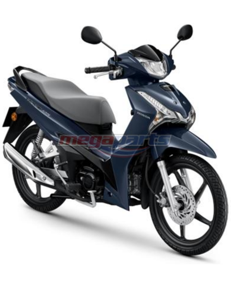 ชุดสีทั้งคัน WAVE 125 2025 NH-D12P ล้อแม็ก ดิสก์เบรกหน้า สตาร์ตมือ รถสีน้ำเงิน-ดำ BUB