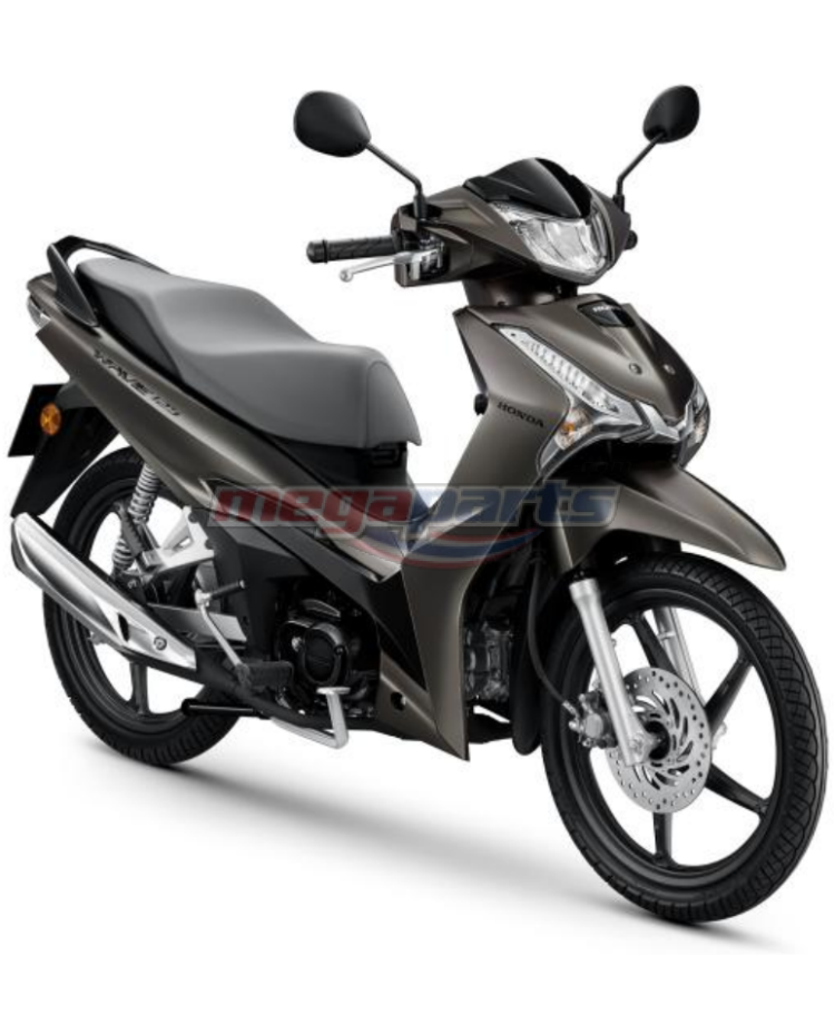 ชุดสีทั้งคัน WAVE 125 2025 YR-365M ล้อแม็ก ดิสก์เบรกหน้า สตาร์ตมือ รถสีน้ำตาล-ดำ BRB