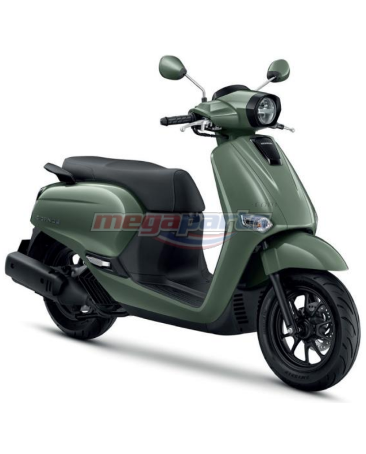 ชุดสีทั้งคัน GIORNO+ 125 2026 GY-157P (CBS) รถสีเขียว-ดำ GNB