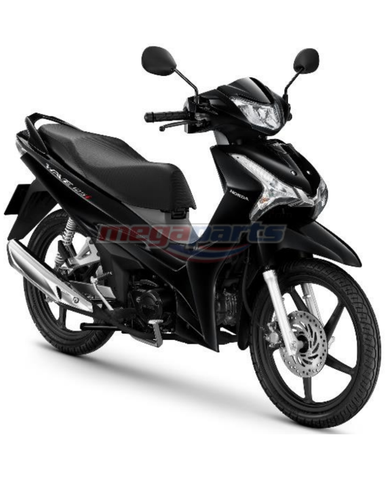 ชุดสีทั้งคัน WAVE125i 2022 NH-A35M ล้อแม็ก รถสีดำ-เทา B-S
