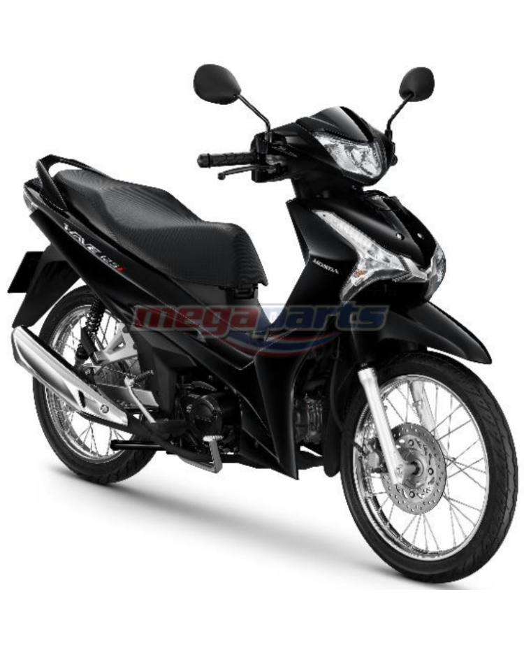 ชุดสีทั้งคัน WAVE125i 2022 NH-A35M ล้อซี่ลวด รถสีดำ BLK
