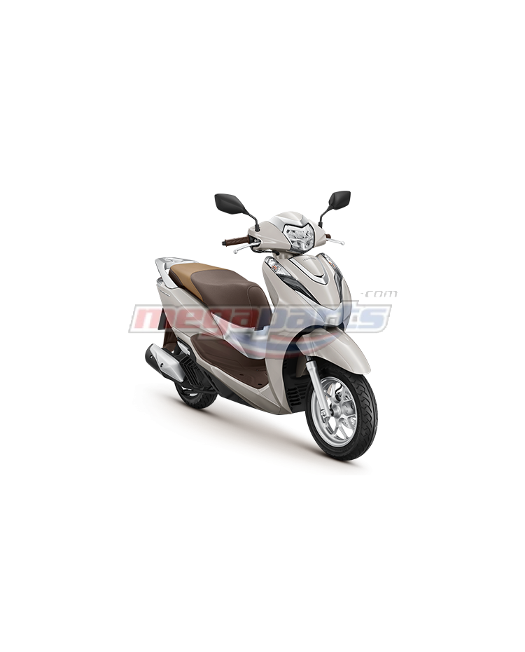 ชุดสีทั้งคัน LEAD 125 2022 (CBS) (HONDA) รถสีขาว NH-C46P สตาร์ทมือ