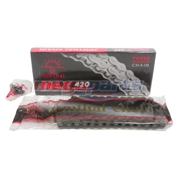 โซ่ล้อ 420-104L (JT) สีดำ
