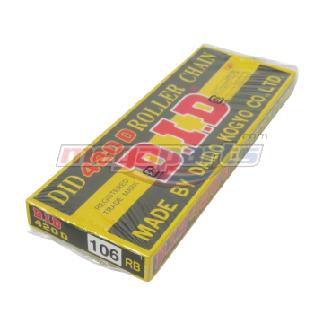 โซ่ล้อ 420D-106L (DID) สีดำ