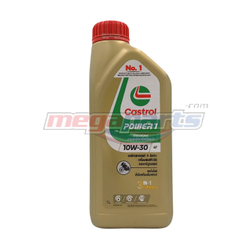 น้ำมันเครื่อง 4T POWER1 10W-30 1L MA2 (CASTROL)