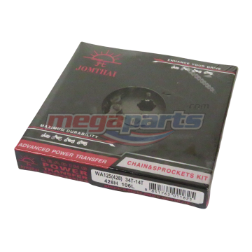 โซ่สเตอร์ชุด 428 WAVE 125 (หัวเถิก) 14-34-106 (JT)