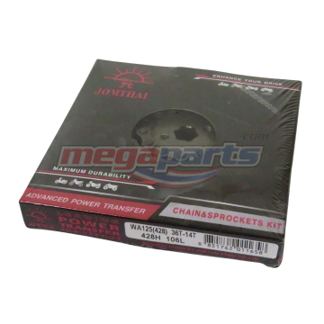 โซ่สเตอร์ชุด 428 WAVE 125 (หัวเถิก) 14-36-106 (JT)