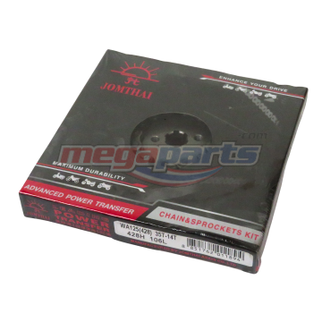 โซ่สเตอร์ชุด 428 WAVE 125 (หัวเถิก) 14-35-106 (JT)