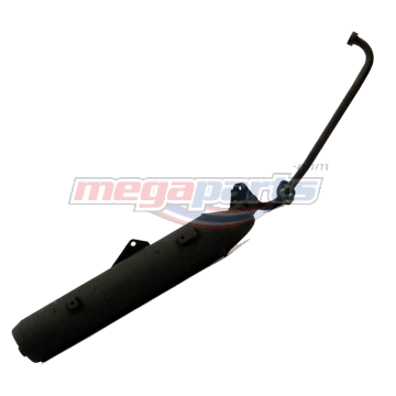 ท่อไอเสียเดิม WAVE 110i 2013 (HONDA) ท่อลอด (สีดำ)