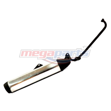 ท่อไอเสียเดิม WAVE 110i (2011-2012) (HONDA) ท่อลอด (ชุบเงา)