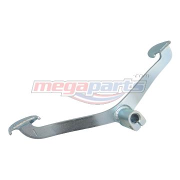 คันเกียร์คู่ WAVE Z (HONDA) สีเงิน