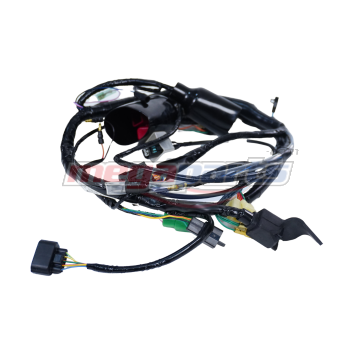 สายไฟชุด WAVE 125i (2005-2007) (ไฟเลี้ยวบังลม) (HONDA) สตาร์ทมือ-เท้า (ไมล์ส้ม)