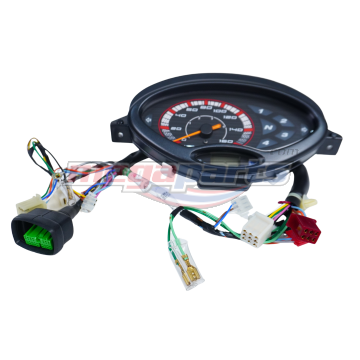 เรือนไมล์ชุด WAVE 125S 2004 (หน้าแหลม) ดิจิตอล (HONDA) สตาร์ทเท้า (สีแดง)