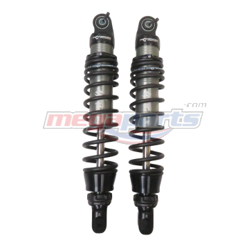 โช้คหลังแก๊ส L/R PCX 160 FLASH-SERIES 365MM. (PROFENDER) ดำ/ดำ