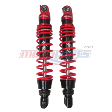 โช้คหลังแก๊ส L/R PCX 160 FLASH-SERIES 365MM. (PROFENDER) ดำ/แดง